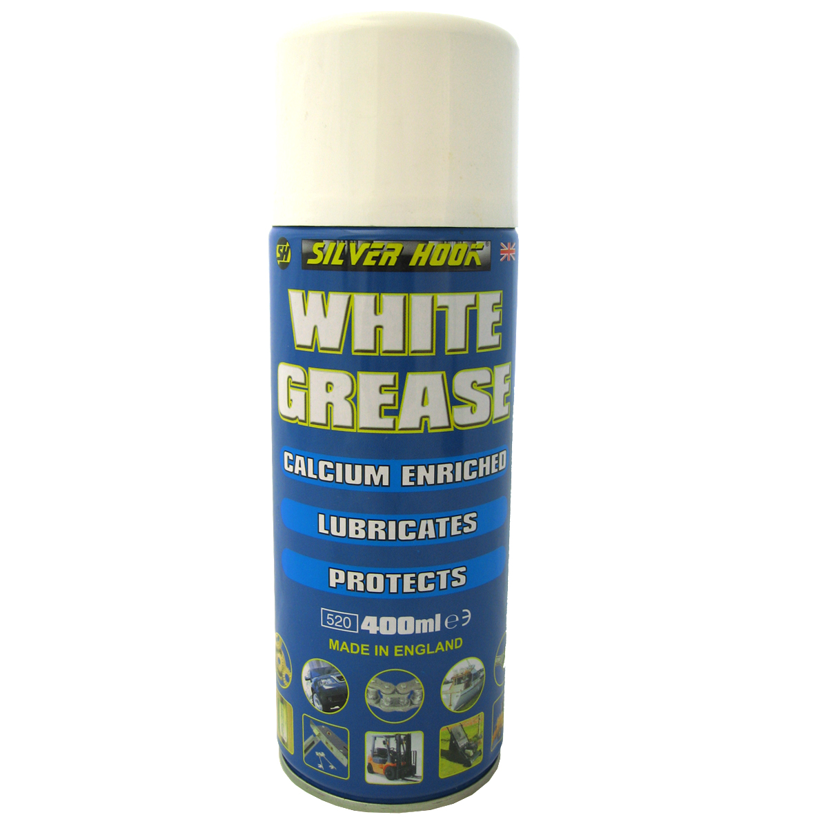 White Grease Aerosol With PTFE 500ml}